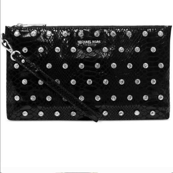 ❤️1 hr sale❤️Michael kors Adrienne large zip clutc - Picture 3 of 4